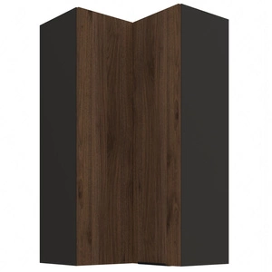 Brianza rohová kuchyňská nástěnná skříňka 60x60 GN-108 2F kovová hrana úchytka skříňka odolná proti vlhkosti a poškození