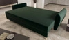 Pohovka s funkcí spaní Rovigo láhev zelená lehká forma s elegantním charakterem ideální pro každý interiér měkká tkanina