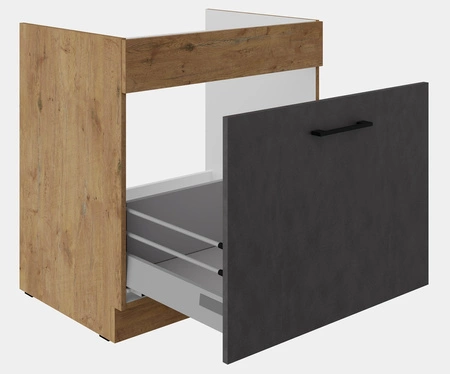 Kuchyňská dřezová skříňka Valico 80 ZL 1S BB odolná proti páře, teplu a rozlití vody