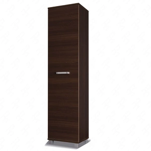 Knihovna s dvířky Maximus 50 cm kaštan wenge moderní designový nábytek kvalitní zpracování hrany knihovny zakončené speciální dýhou