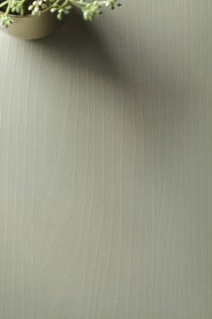 Komoda Wald 106 cm eukalyptus / béžová herringbone vkusný dekor herringbone na čelech komody designové úchyty na hranách