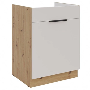 Kuchyňská dřezová skříňka se zásuvkou Soela 60 ZL 1S BB hrana úchytky skříňka odolná proti vlhkosti a poškození