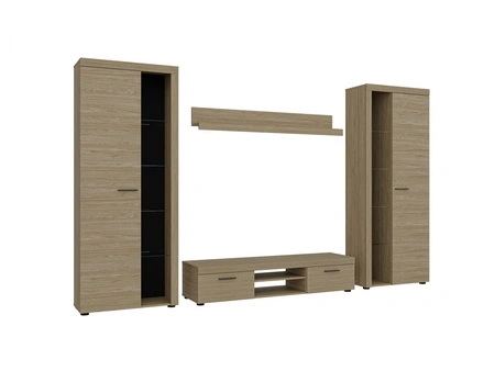 Nástěnná skříňka Rene XL olejovaný dub ideální nástěnná skříňka pro milovníky moderního uspořádání s elegantním charakterem