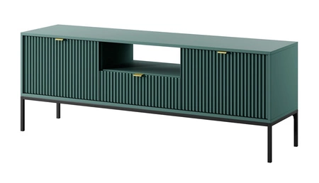 RTV skříňka Lovro 154 cm pastelově zelená Moderní design potěší milovníky výrazných interiérů