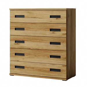 Komoda Penelopa 100 cm dub Catania moderní designový nábytek hrany komody jsou povrchově upraveny speciální dýhou ABS