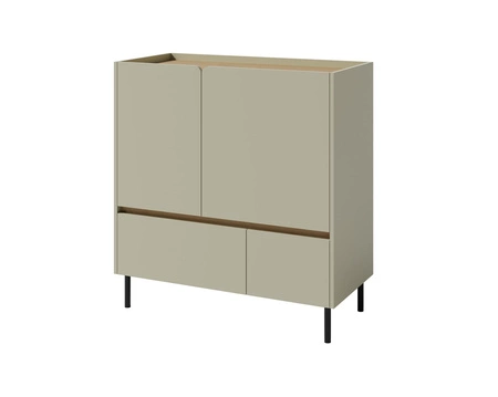 Komoda Paguro 95 cm eukalyptus / baltický dub dune ideální komoda do ložnice obývacího pokoje nebo pokoje pro mládež