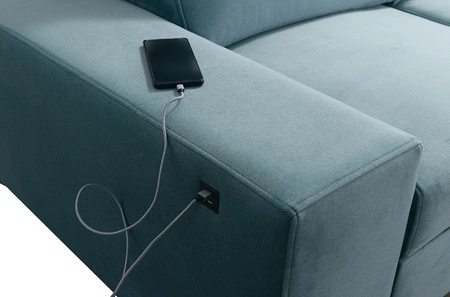 Kelly pohovka s funkcí spaní béžová stylová pohovka do obývacího pokoje s jednoduchým designem nastavitelné opěrky hlavy velurová tkanina