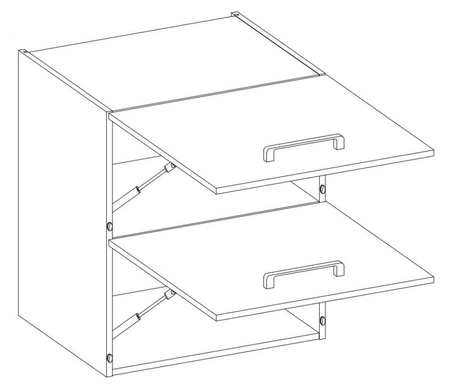Sada kuchyňských skříněk Vanimo 260 cm vypadá skvěle v klasických i moderních interiérech