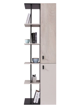 Nábytková sestava Niko černá / dub / béžová ideální do dětského nebo studentského pokoje v módním stylu