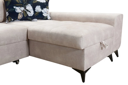 Rohová sedací souprava s funkcí spaní Buffalo X modrá pravá strana Funkční a pohodlná rohová sedací souprava do pokoje s kontejnery na lůžkoviny