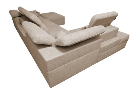 Rohová sedací souprava s funkcí spaní Tesalia VI mint right Moderní a pohodlná rohová sedací souprava s funkcí posuvného opěradla