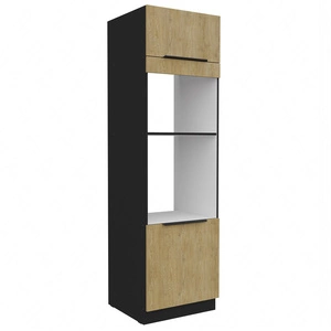 Crotone 60 DPM-210 2F vestavná skříňka na mikrovlnnou troubu a troubu, odolná proti páře a teplu