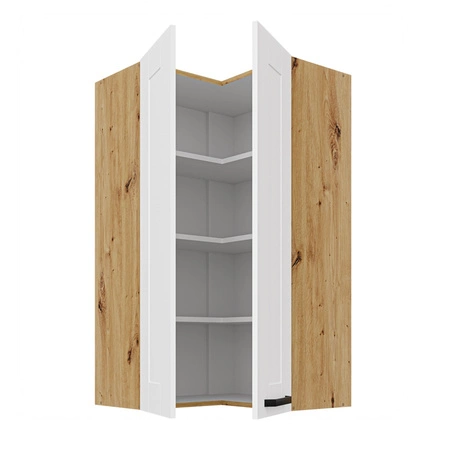 Luis 60x60 GN-108 2F rohová kuchyňská nástěnná skříňka odolná vůči páře, vysoké teplotě a rozlitým tekutinám