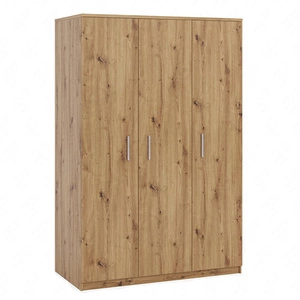 Šatní skříň Rico 135 cm dub řemeslný funkční nábytek klasický tvar ideální skříň do ložnice nebo předsíně