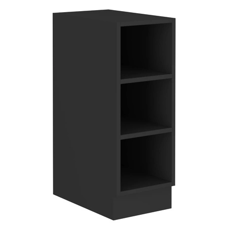 Brianza rohová sestava kuchyňského nábytku 310x250 cm kovové hrany úchytek skříňky vypadají skvěle v moderních interiérech