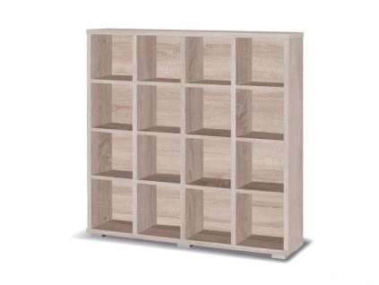 Knihovna Maximus 100 cm dub sonoma světlý moderní design nábytku vysoce kvalitní zpracování hrany knihovny zakončené speciální dýhou