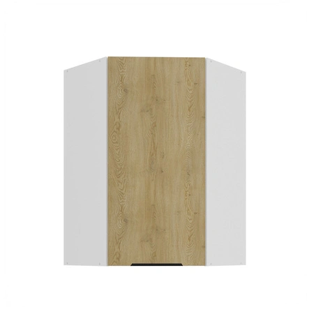 Cremona rohová kuchyňská nástěnná skříňka 60x60 GN-90 1F kovová hrana úchytka skříňka odolná proti vlhkosti a poškození