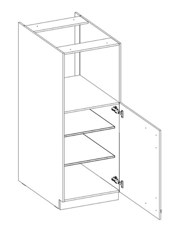 Vestavná trouba Milo 60 DKPL-162 1F skříňka se zásuvkami odolná proti páře, rozlití a vysokým teplotám
