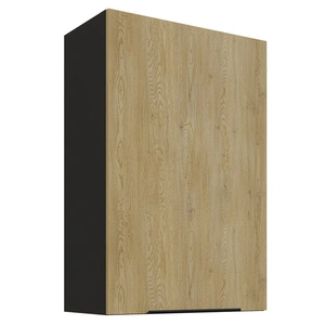 Kuchyňská nástěnná skříňka Crotone 60 G-90 1F s kovovou hranou úchytky odolná proti vlhkosti a poškození skříňky