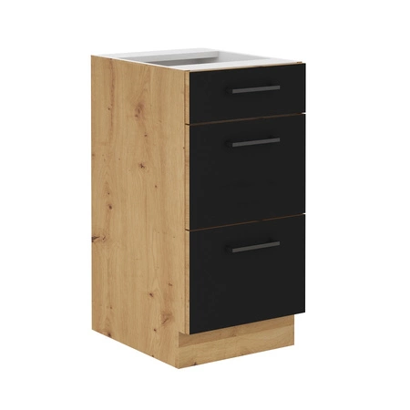 Rohová sestava kuchyňského nábytku Monza 270x235 cm unikátní styl skříněk se hodí do interiéru každé kuchyně