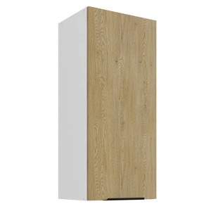 Kuchyňská nástěnná skříňka Cremona 40 G-90 1F s kovovou hranou úchytky odolná proti vlhkosti a poškození skříňky