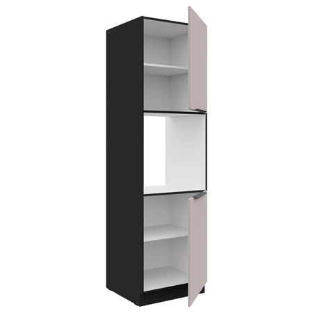 Brianza / Tarraco rohová kuchyňská sestava 310x250 cm kovové úchytky skříněk vypadají skvěle v moderních interiérech