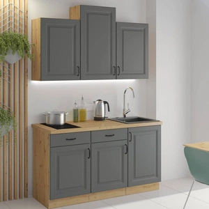 Sada kuchyňského nábytku Kea 150 cm Skříňky vypadají skvěle ve skandinávských klasických i moderních interiérech