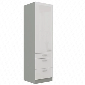 Kuchyňský příspěvek Bianka 60 DKS-210 3S 1F skříňka se zásuvkami odolnými proti páře, vysokým teplotám a rozlitým tekutinám