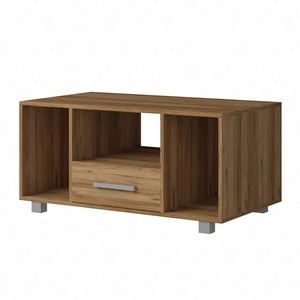 Konferenční stolek se zásuvkami Maximus 110 cm dub catania moderní design hrana stolku se speciální ABS dýhou