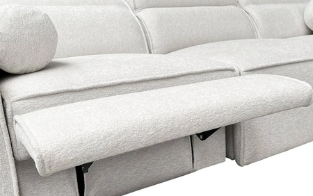 Rohová sedací souprava s funkcí spaní Viano III Lux světle hnědá levá moderní rohová sedací souprava s výsuvnou podnožkou kontejner na ložní prádlo