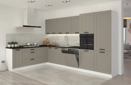 Rohová sestava kuchyňského nábytku Ponza 210x350 cm ideální pro interiéry v klasickém i moderním stylu