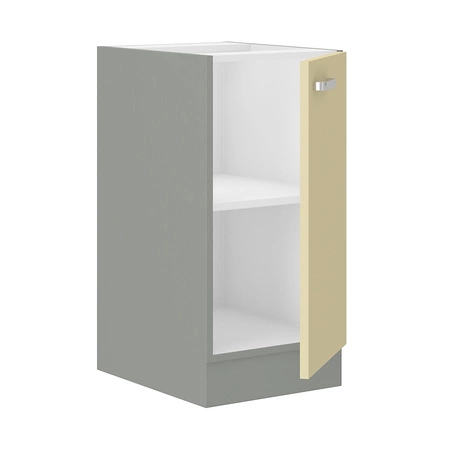 Stojací kuchyňská skříňka s policí Karmen 40 D 1F BB skříň odolná proti páře vysoké teplotě a rozlité kapalině