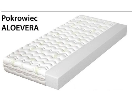 Taštičková pružinová matrace Superking Aloe 120x200 cm 7 zón tvrdosti hypoalergenní každá pružina umístěna v samostatné materiálové kapse