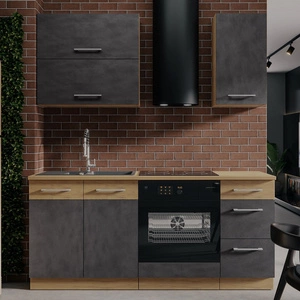 Sada kuchyňského nábytku Valico 180 cm Skříňky vypadají skvěle v klasických i moderních interiérech