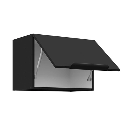 Okapová skříňka černá 50 GU-36 1F kovová hrana rukojeti skříňka odolná proti vlhkosti a poškození