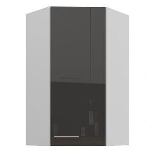 Milo 60x60 rohová kuchyňská nástěnná skříňka GN-108 1F skříňka odolná vůči páře, teplu a rozlitým tekutinám