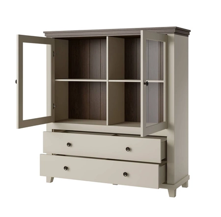 Sestava nábytku do obývacího pokoje Evora béžová / dub dunin potěší milovníky výrazných interiérů svým atraktivním designem a funkčností