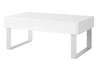 Konferenční stolek Apulia 100 cm bílý se zásuvkou jedinečný design jednoduchá konstrukce deska odolná proti polití