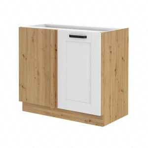 Rohová kuchyňská skříňka Luis 105 ND 1F BB levá skříňka odolná proti páře, teplu a rozlití tekutin