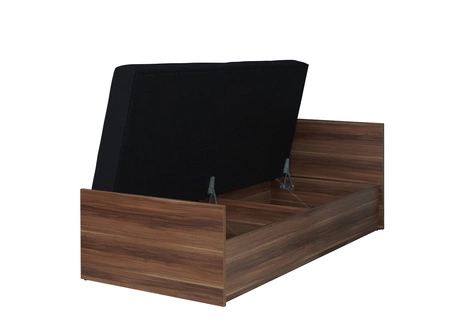 Postel Penelope 80x200 cm s kontejnerem na lůžkoviny bílá funkční kus nábytku do dětského pokoje nebo pokoje pro mládež