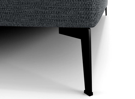 Kontinentální postel Irvine 160x200 šedá stylová postel s úložným prostorem na lůžkoviny pohodlné čelo zaujme svým elegantním designem