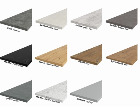 Sada kuchyňského nábytku Sonia 180 cm lesklá čela jedinečný styl skříně s prosklenou vitrínou dodává nábytku lehkost a styl