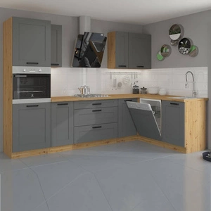 Rohová sestava kuchyňského nábytku Asti 285x170 cm ideální pro interiéry v moderním i klasickém stylu