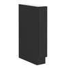 Kuchyňská skříňka Cargo černá 15 D CARGO BB kovová hrana úchytky skříňka odolná proti vlhkosti a poškození