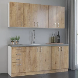 Sada kuchyňského nábytku Lento 180 cm jedinečný styl skříněk bude ladit s interiérem každé kuchyně