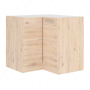 Rohová kuchyňská skříňka Borno 89x89 DN 1F BB skříň odolná proti páře vysoké teplotě a rozlité kapalině