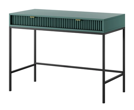 Konzola Lovro pastelově zelená se zásuvkami stylový a funkční kus nábytku do předsíně, obývacího pokoje nebo kanceláře
