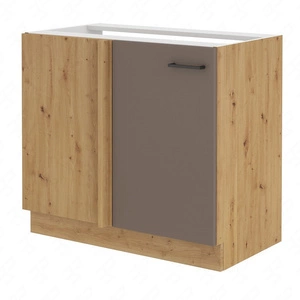 Rohová kuchyňská linka Rimini 105 ND 1F BB levá skříňka odolná proti páře, rozlití a teplu