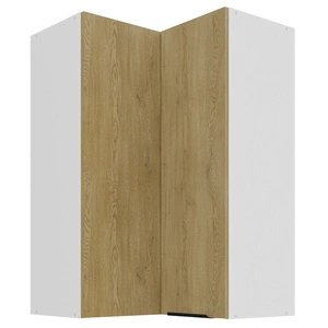 Cremona rohová kuchyňská nástěnná skříňka 60x60 GN-90 2F kovová hrana úchytka skříňka odolná proti vlhkosti a poškození