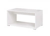 Jednoduchý konferenční stolek bílý funkční kus nábytku do obývacího pokoje pro mladé nebo do kanceláře